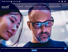 Tablet Screenshot of excellcloud.com